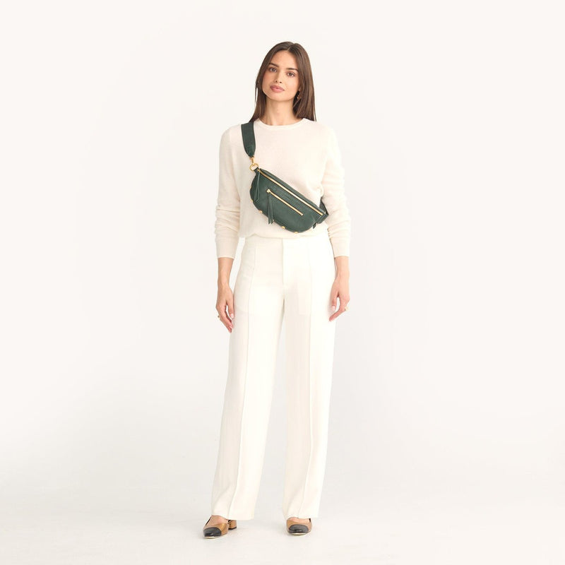 CHARLES CROSSBODY MED - Green Room Pebble/Brushed Gold-Hammitt-Renee Taylor Gallery