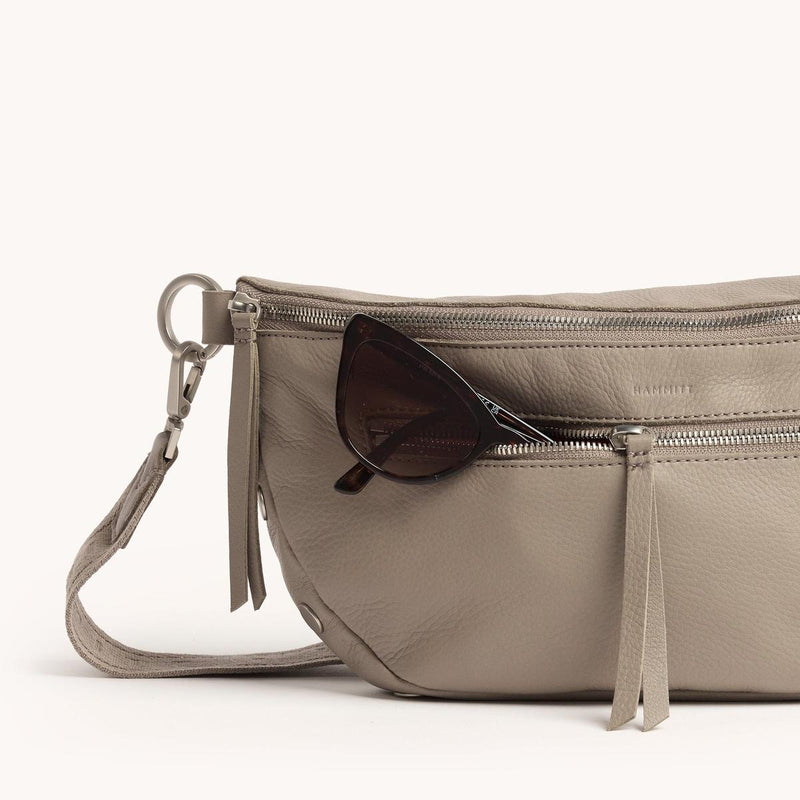 CHARLES CROSSBODY LRG - Pewter Pebble/Brushed Silver-Hammitt-Renee Taylor Gallery