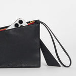 CURTIS - Black/Brushed Gold Red Zip-Hammitt-Renee Taylor Gallery