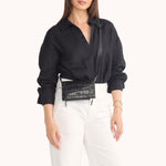 LEVY - Evening Crocco/Gunmetal-Hammitt-Renee Taylor Gallery
