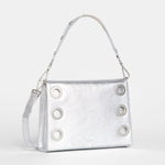 MONTANA CLUTCH LRG - Sidewalk Silver/Brushed Silver-Hammitt-Renee Taylor Gallery