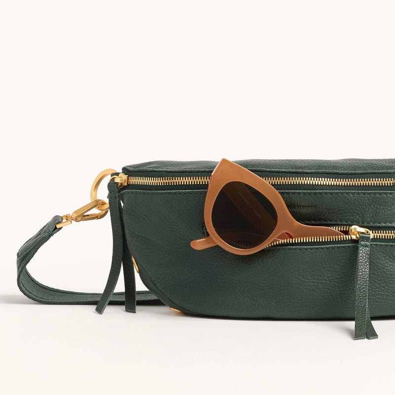 CHARLES CROSSBODY MED - Green Room Pebble/Brushed Gold-Hammitt-Renee Taylor Gallery