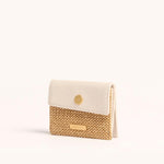 MONTANA POCKET - Calla Lily White Raffia/Brushed Gold-Hammitt-Renee Taylor Gallery