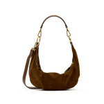 ERICA MED - Cinnamon Suede/Antique Gold-Hammitt-Renee Taylor Gallery