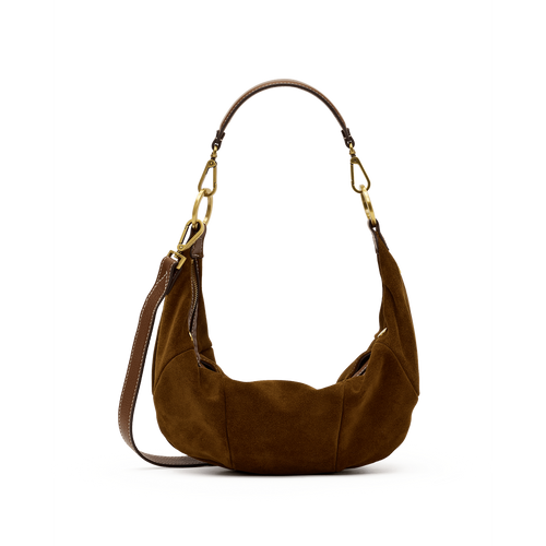 ERICA MED - Cinnamon Suede/Antique Gold-Hammitt-Renee Taylor Gallery