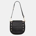 KAYCE SADDLE LRG - Black/Brushed Gold/Red Zip-Hammitt-Renee Taylor Gallery