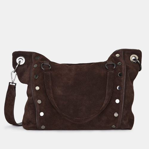 DANIEL LRG - Espresso Suede/Gunmetal-Hammitt-Renee Taylor Gallery