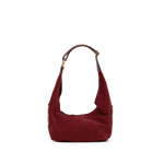 TOM ZIP MED - Cherrywood Suede/Brushed Gold