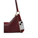 KYLE - Cherrywood Suede/Brushed Gold