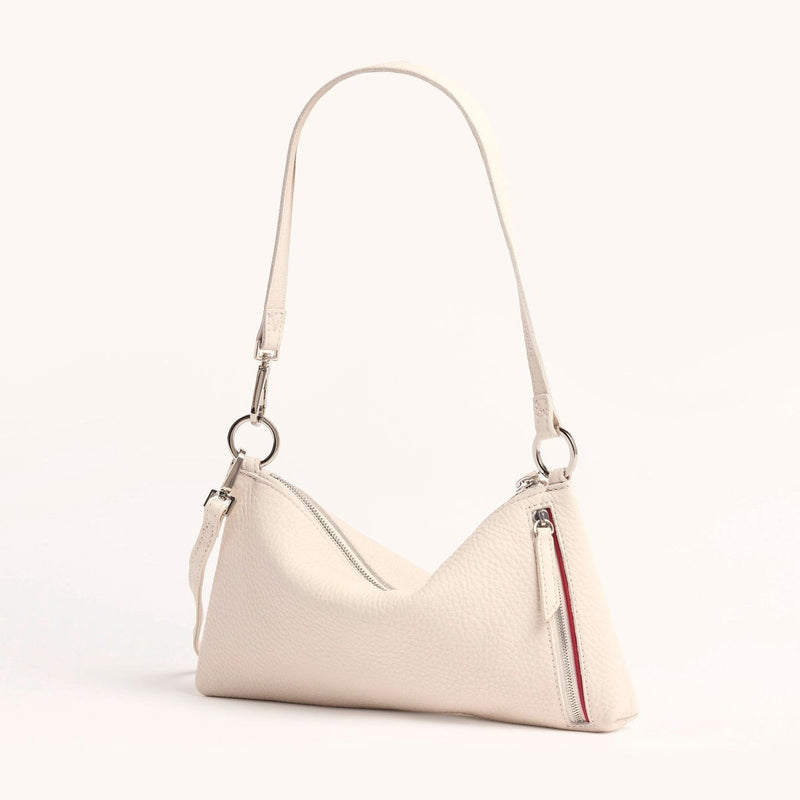 kassanda lily off white leather KYLE - Calla Lily White/Silver