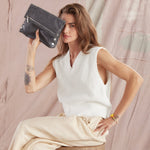 VIP Medium Handbag- VIP Skyline Snake BS-Hammitt-Renee Taylor Gallery