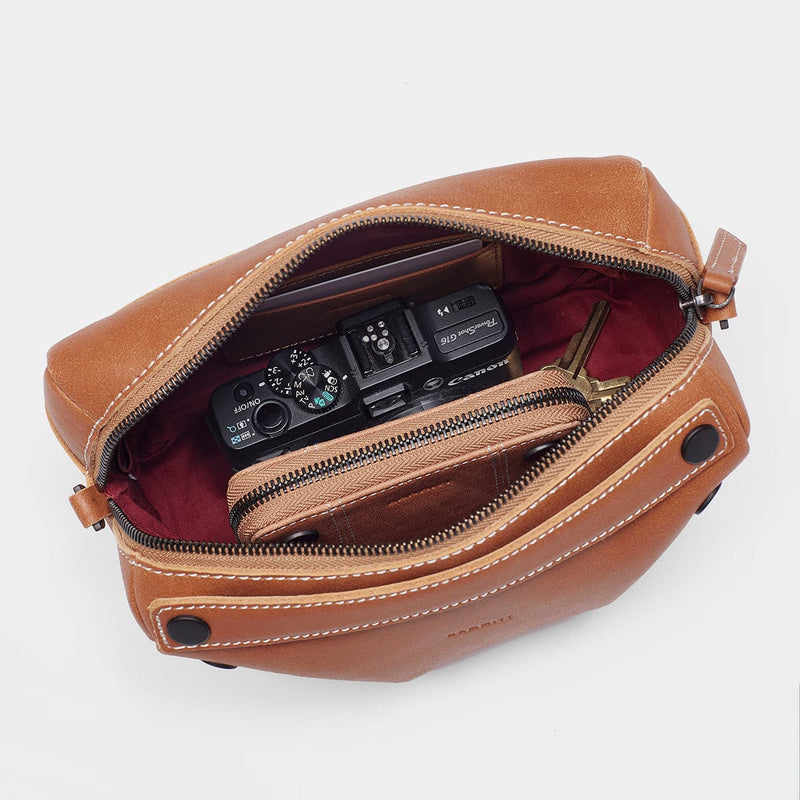 Evan Crossbody Handbag - Evan crossbody Saddle Brown BZ-Hammitt-Renee Taylor Gallery