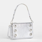 MONTANA CLUTCH SML - Sidewalk Silver/Brushed Silver-Hammitt-Renee Taylor Gallery