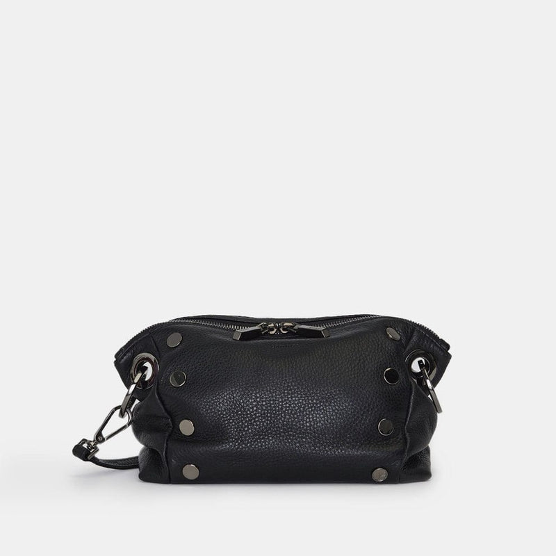 DANIEL CROSSBODY CLUTCH SML - Black/Gunmetal-Hammitt-Renee Taylor Gallery