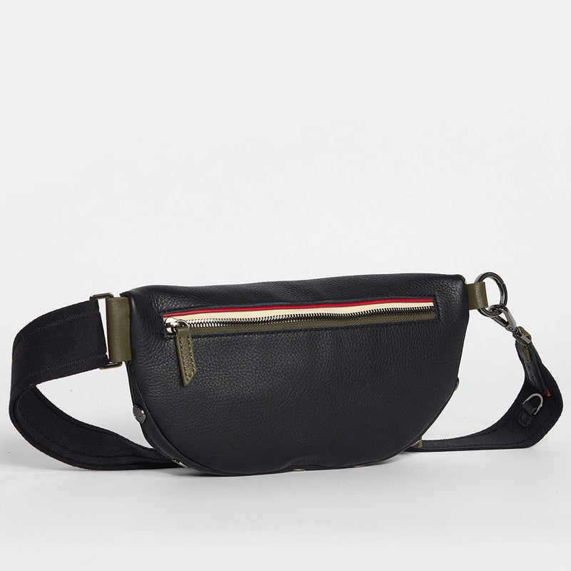CHARLES CROSSBODY MED - Cargo Black/Gunmetal-Hammitt-Renee Taylor Gallery