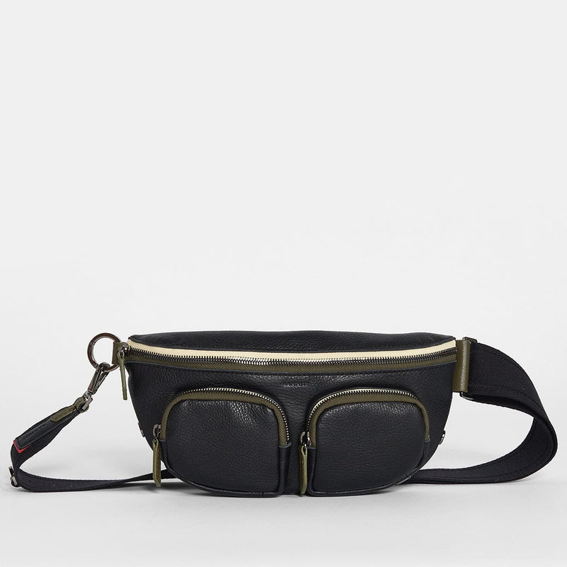 CHARLES CROSSBODY MED - Cargo Black/Gunmetal-Hammitt-Renee Taylor Gallery