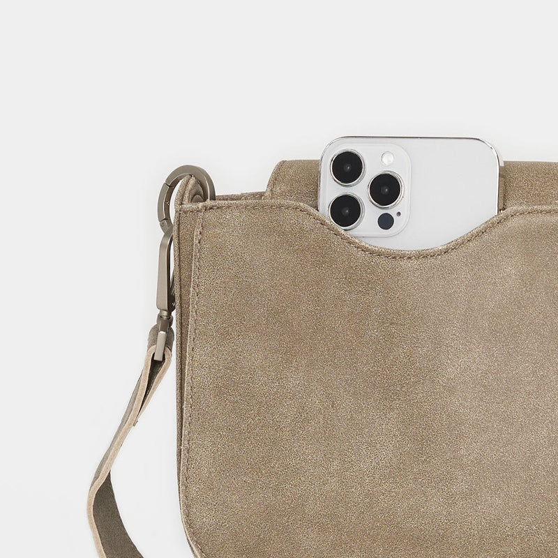 Kayce Medium Saddle Bag - Kayce Pewter BS-Hammitt-Renee Taylor Gallery