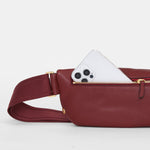 CHARLES CROSSBODY MED - Pomodoro Red/Brushed Gold Hammered-Hammitt-Renee Taylor Gallery