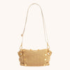 DANIEL CROSSBODY CLUTCH SML - Calla Lily White Raffia/Brushed Gold-Hammitt-Renee Taylor Gallery