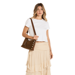 GRACE MED - Cinnamon Suede/Antique Gold-Hammitt-Renee Taylor Gallery