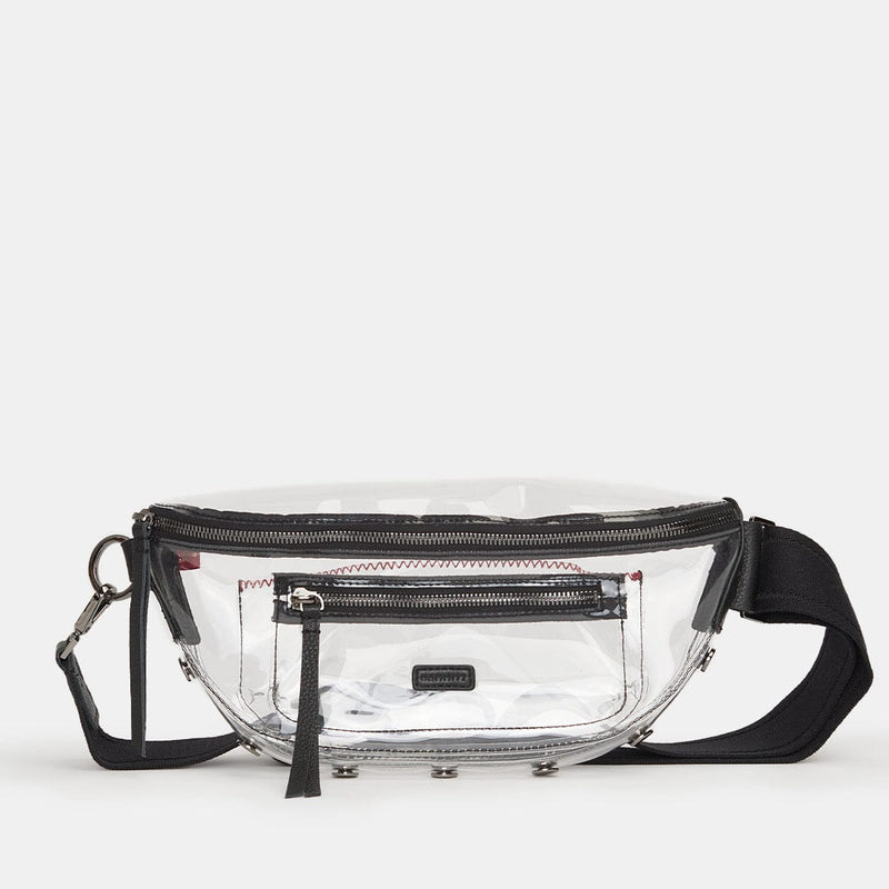CHARLES CROSSBODY MED - Clear Black/Gunmetal-Hammitt-Renee Taylor Gallery