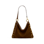 KYLE LRG - Cinnamon Suede/Antique Gold-Hammitt-Renee Taylor Gallery