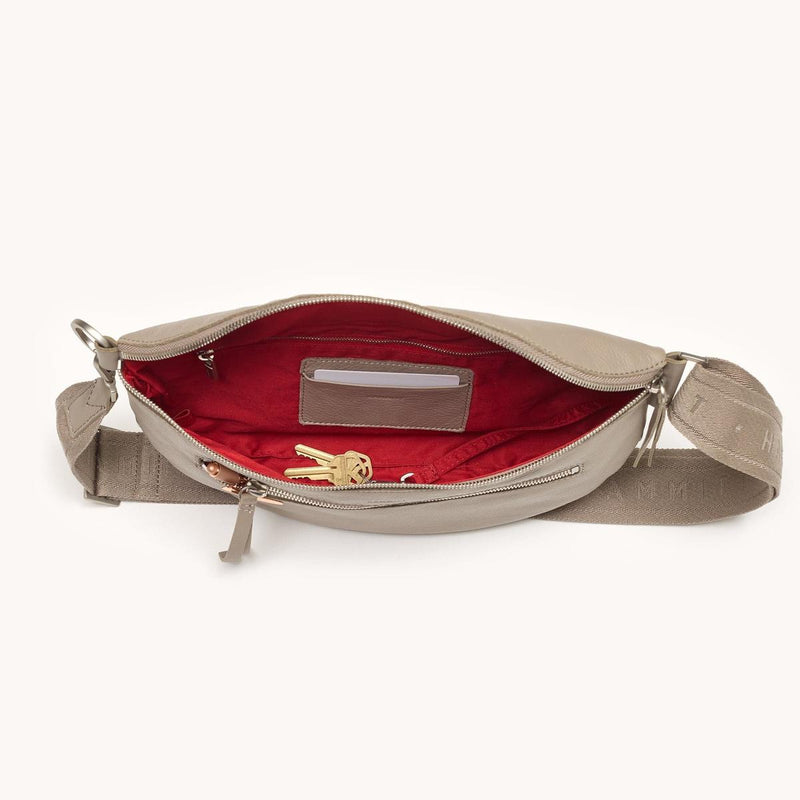 CHARLES CROSSBODY LRG - Pewter Pebble/Brushed Silver-Hammitt-Renee Taylor Gallery