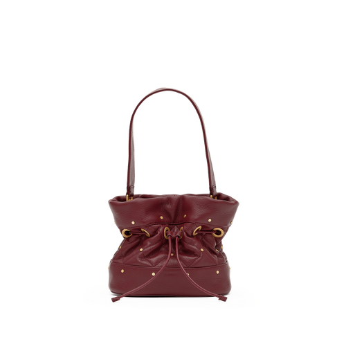 GIANNA SML - Quilted Cherrywood/Brushed Gold
