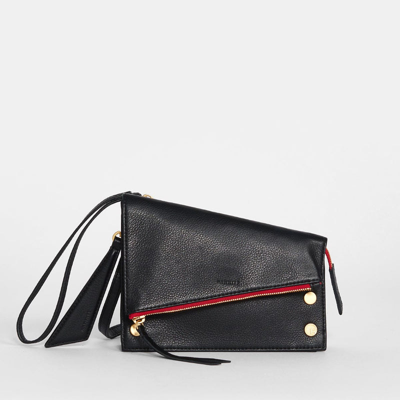 CURTIS - Black/Brushed Gold Red Zip-Hammitt-Renee Taylor Gallery