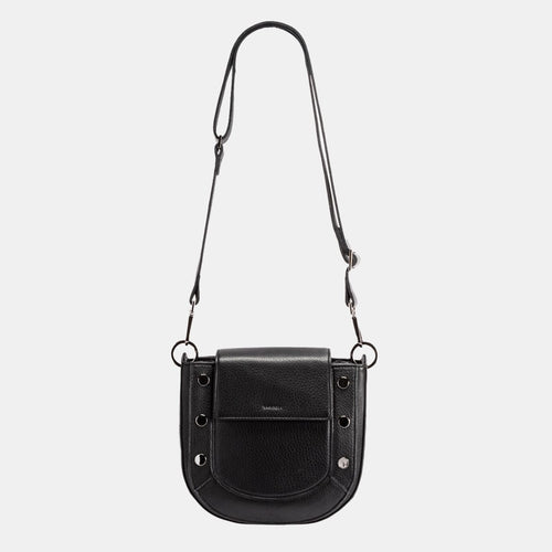 KAYCE SADDLE MED - Black/Gunmetal-Hammitt-Renee Taylor Gallery