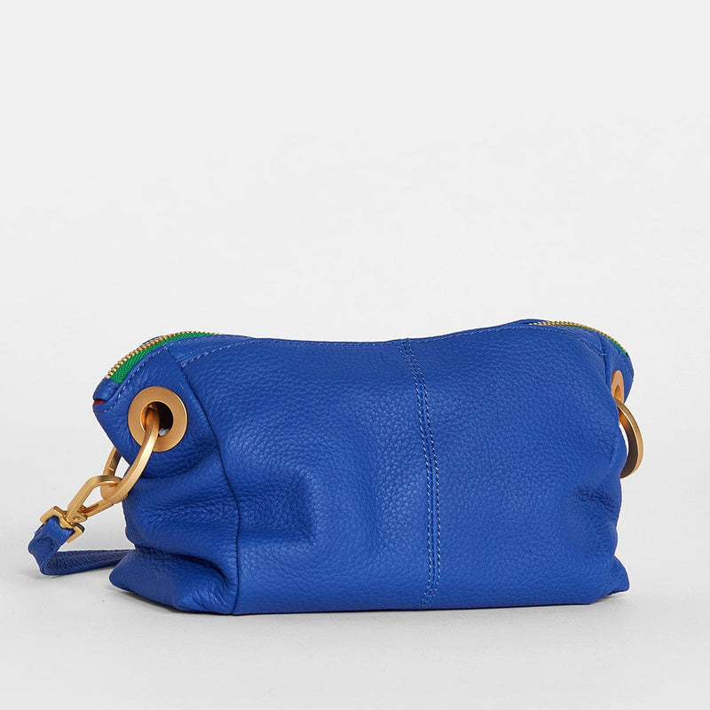 DANIEL CROSSBODY CLUTCH - Avenue Blue/Brushed Gold-Hammitt-Renee Taylor Gallery