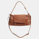 VIP SATCHEL - Caffe Tan/Brushed Silver-Hammitt-Renee Taylor Gallery