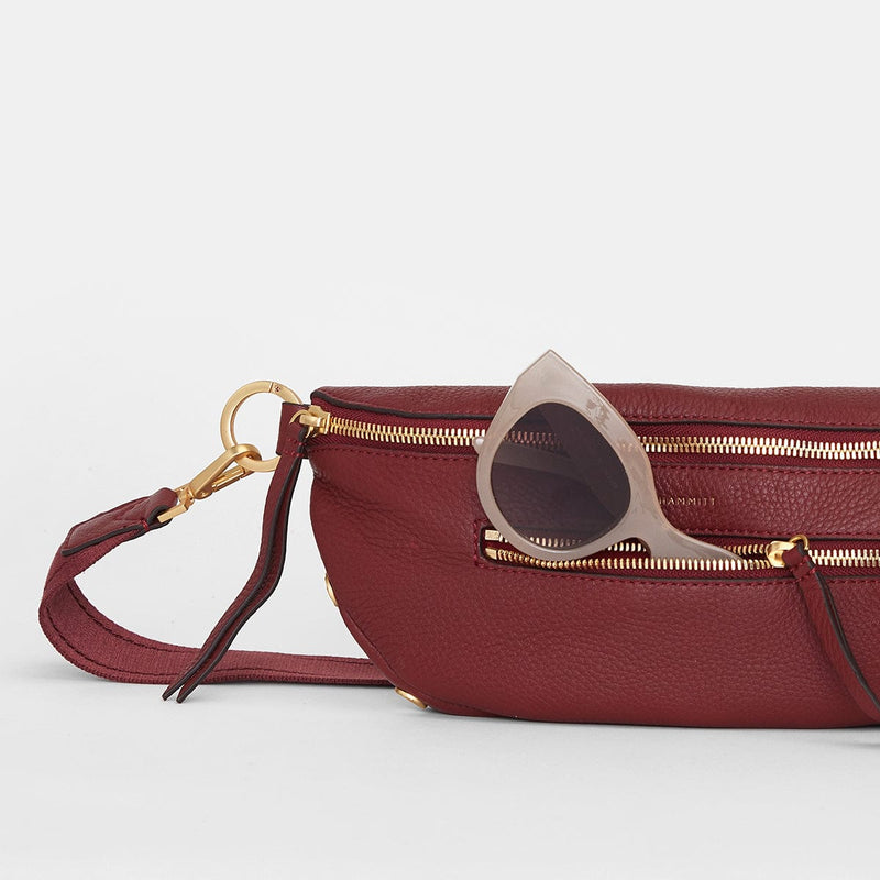 CHARLES CROSSBODY MED - Pomodoro Red/Brushed Gold Hammered-Hammitt-Renee Taylor Gallery