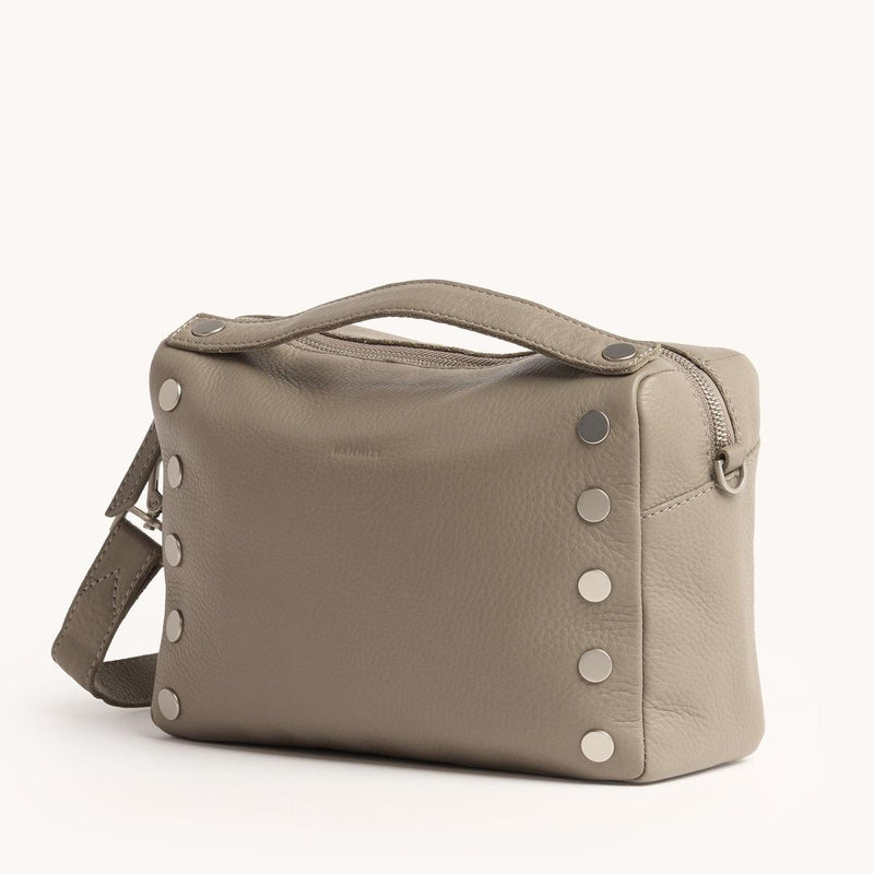 EVAN CROSSBODY MED - Pewter Pebble/Brushed Silver-Hammitt-Renee Taylor Gallery