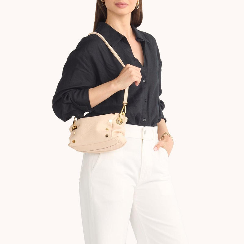 DANIEL CROSSBODY CLUTCH SML - Superbloom Pink/Gold-Hammitt-Renee Taylor Gallery