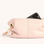 DANIEL CROSSBODY CLUTCH SML - Superbloom Pink/Gold-Hammitt-Renee Taylor Gallery