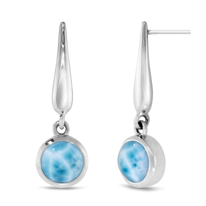 Liquido Earrings - Eliqu00-00-Marahlago Larimar-Renee Taylor Gallery