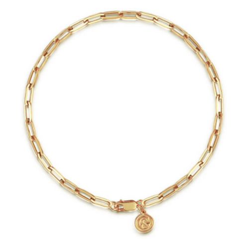 14K Rose Gold Hollow Paperclip Chain Bracelet - TB4674K4JJJ-Gabriel & Co.-Renee Taylor Gallery