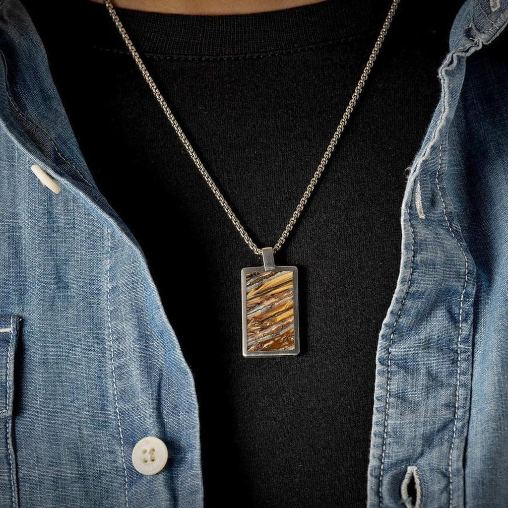 Men's Mammoth Pinnacle Necklace - P43 MT BR-William Henry-Renee Taylor Gallery