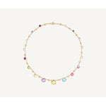 18K Paradise Multi Stone Necklace - CB1865 MIX01 Y 02-Marco Bicego-Renee Taylor Gallery