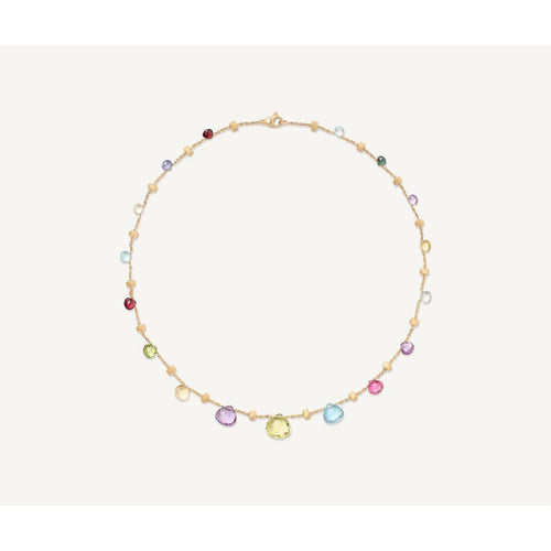 18K Paradise Multi Stone Necklace - CB1865 MIX01 Y 02-Marco Bicego-Renee Taylor Gallery