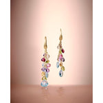 18K Yellow Gold Paradise Multi Strand and Stone Earrings - OB1753-A MIX01T Y 02-Marco Bicego-Renee Taylor Gallery