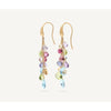 18K Yellow Gold Paradise Multi Strand and Stone Earrings - OB1753-A MIX01T Y 02-Marco Bicego-Renee Taylor Gallery