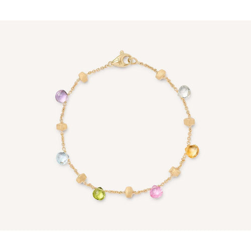 18K Siviglia Mixed Gemstone Bracelet - BB765 MIX01 Y 02-Marco Bicego-Renee Taylor Gallery