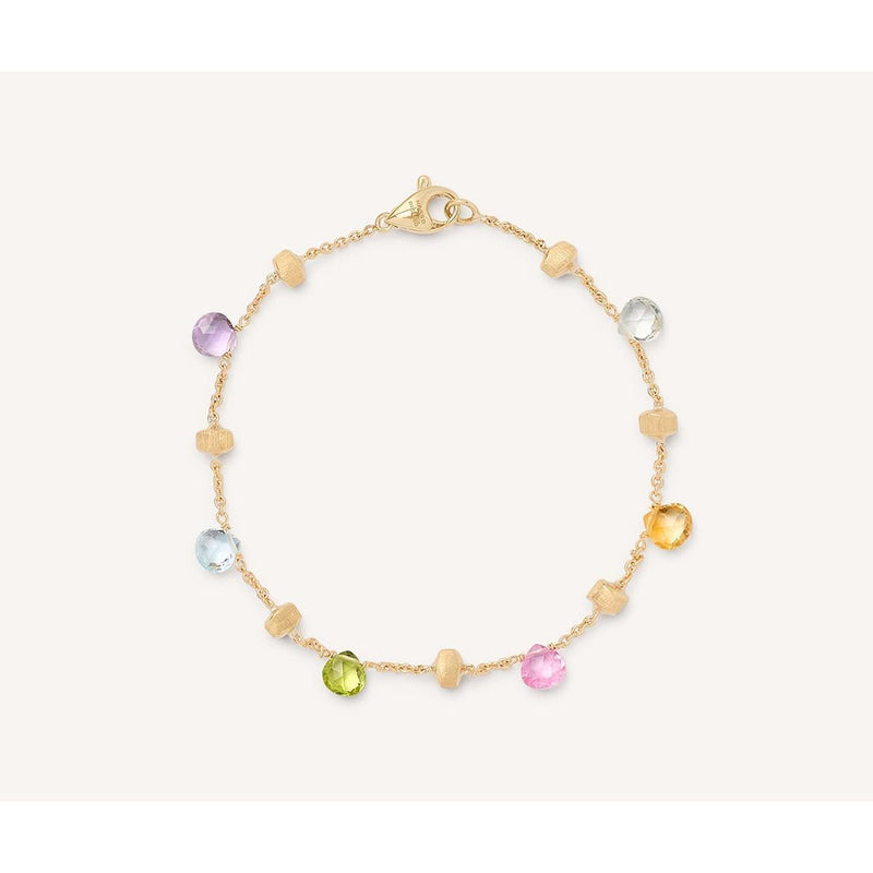 18K Siviglia Mixed Gemstone Bracelet - BB765 MIX01 Y 02-Marco Bicego-Renee Taylor Gallery