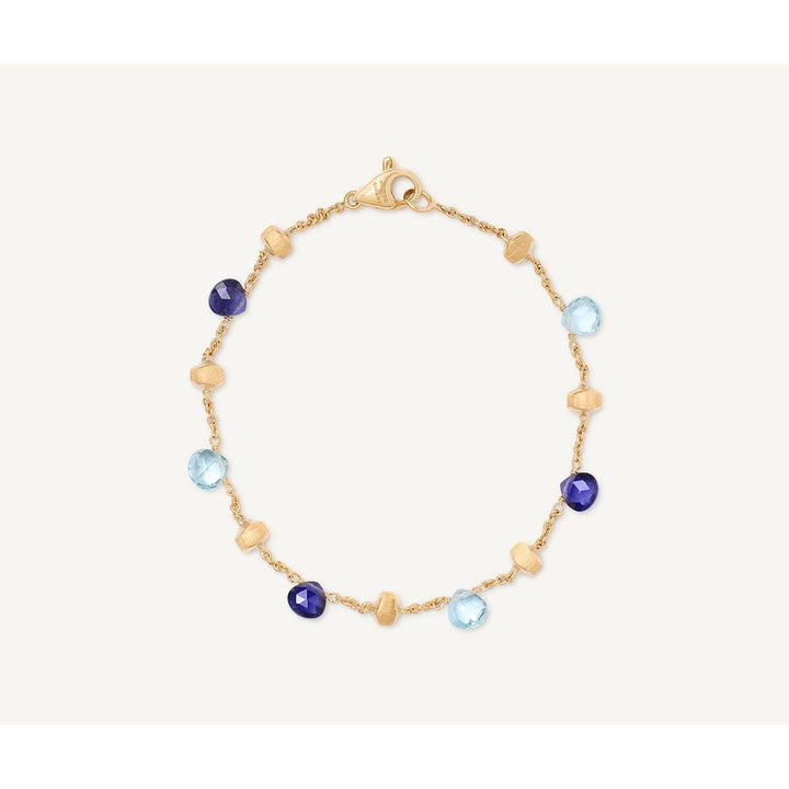 18K Paradise Iolite & Blue Topaz Bracelet - BB765 MIX240 Y 02-Marco Bicego-Renee Taylor Gallery