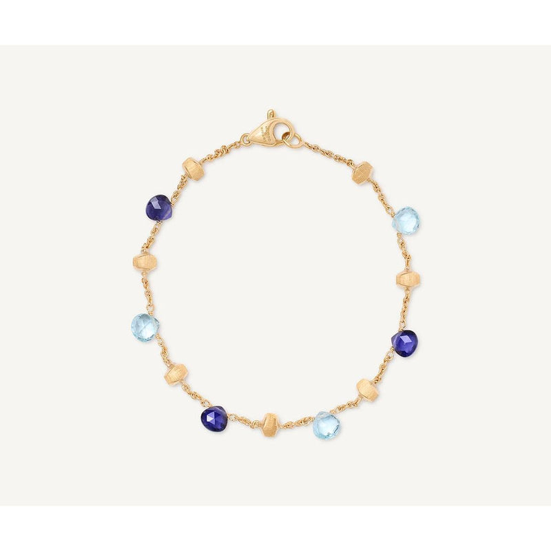 18K Paradise Iolite & Blue Topaz Bracelet - BB765 MIX240 Y 02-Marco Bicego-Renee Taylor Gallery