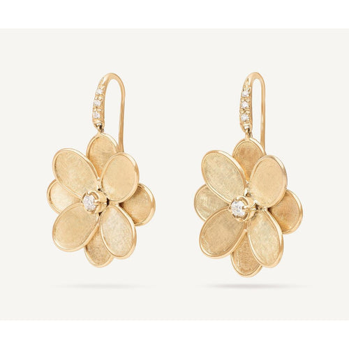 18K Lunaria Petali Diamond Flower Earrings - OB1678 AB B Y 02-Marco Bicego-Renee Taylor Gallery