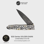 Gentac Golden Dawn Limited Edition Knife - B30 GOLDEN DAWN