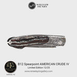 Spearpoint American Crude IV Limited Edition Knife - B12 AMERICAN CRUDE IV